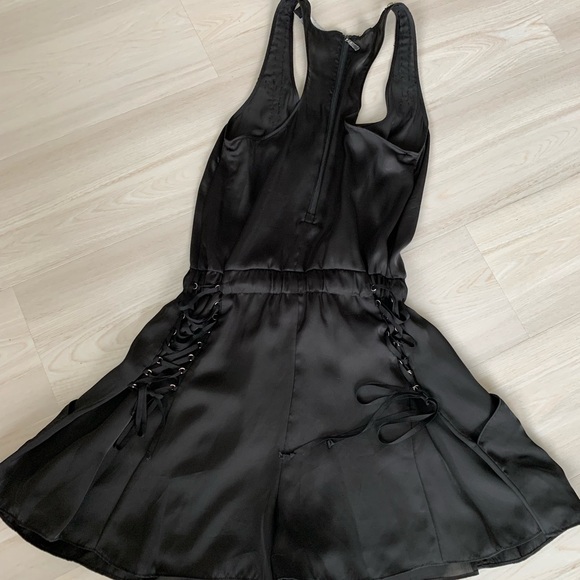 Embellished straps race back romper - Picture 11 of 12